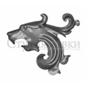 Кованый лист арт. SK25.17R разм. 170x180