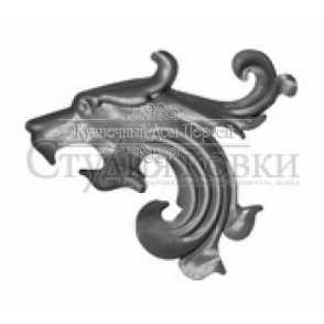 Кованый лист арт. SK25.17R разм. 170x180
