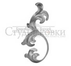 Кованый лист арт. SK25.18L разм. 190x90  (2мм)