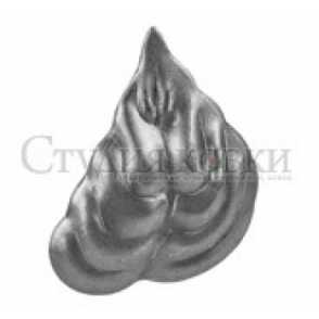 Кованый лист арт. SK25.20R разм. 73x60  (1.5мм)