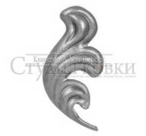 Кованый лист арт. SK25.21L разм. 110x50  (2мм)