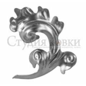 Кованый лист арт. SK25.22R разм. 105x86  (1.5мм)