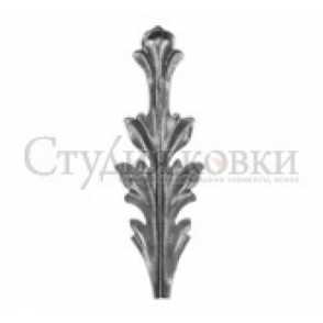 Кованый лист арт. SK25.24.2 разм. 230x77  (2мм)