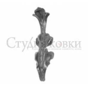 Кованый лист арт. SK25.25.1 разм. 170x50  (2мм)
