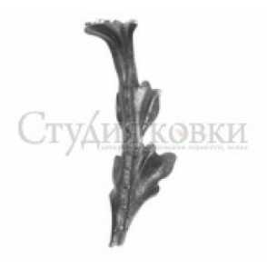 Кованый лист арт. SK25.26.1 разм. 170x50  (2мм)