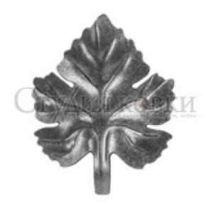 Кованый лист арт. SK25.35.2 разм. 100x100  (2мм)