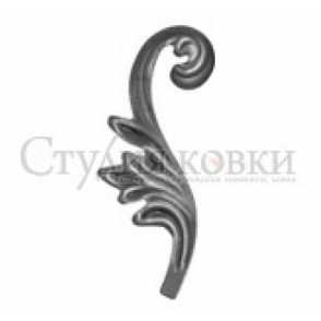 Кованый лист арт. SK25.37R разм. 220x80  (2мм)