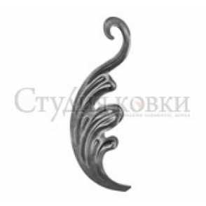 Кованый лист арт. SK25.38L разм. 230x85  (2мм)