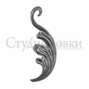 Кованый лист арт. SK25.38R разм. 230x85  (2мм)