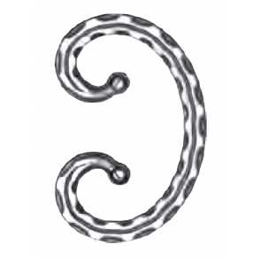 Кованый вензель, завиток арт. 266 разм. 14