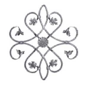 Кованая розетка арт. 277 разм. 63x70