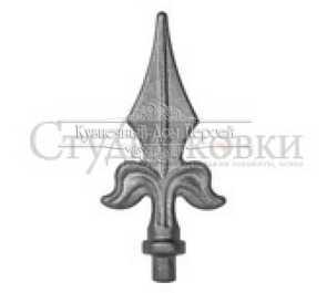 Кованая пика арт. SK30.25.1 разм. 114x53 кр.12