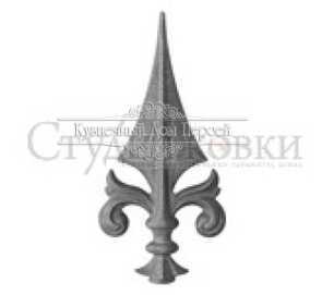 Кованая пика арт. SK30.61 разм. 260x120 кр.25
