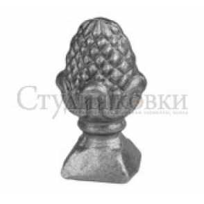 Кованое навершие, наконечник на столб арт. SK31.01.1 разм. 85 кв.40