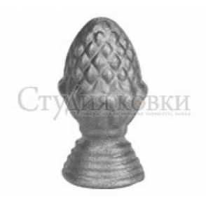 Кованое навершие, наконечник на столб арт. SK31.01.4 разм. 60x30 кр.27
