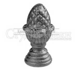 Кованое навершие, наконечник на столб арт. SK31.01 разм. 85 кр.42