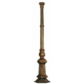 Кованый фонарный столб  малый арт. 3118 разм. 40x203