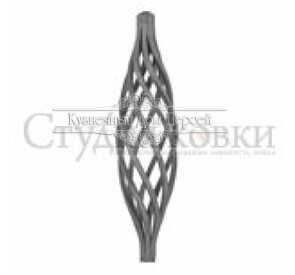 Кованая корзинка, фонарик арт. SK32.01.1 разм. 190x50 12кв.