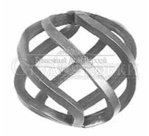 Кованая корзинка, фонарик арт. SK32.06 разм. 70