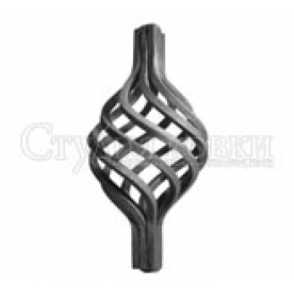 Кованая корзинка, фонарик арт. SK32.07.1 разм. 120x60 12кв.