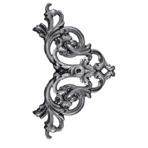 Кованый декоративный узор односторонний арт. 321 разм. 15x15