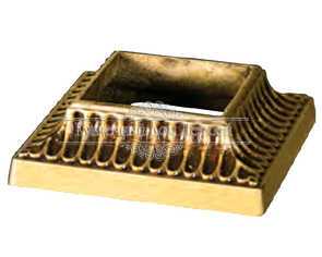 Кованое основание столба 70х70 арт. 324 разм. 13x13