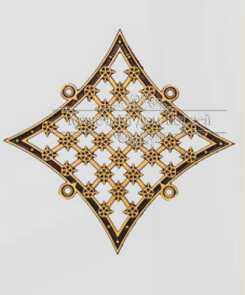 Кованый декоративный узор двусторонний 24 х 24 см (арт. 3284)