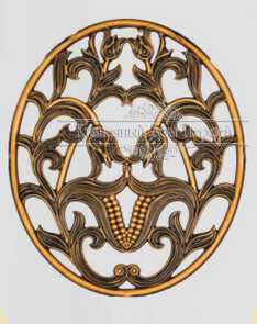 Кованый декоративный узор двусторонний 32,5 х 38 см (арт. 3289)