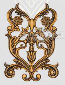 Кованый декоративный узор двусторонний 22 х 33 см (арт. 3290)