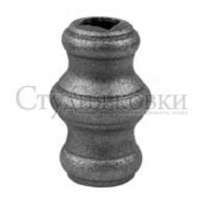 Кованая вставка в балясину арт. SK33.08.14 разм. 67x45 кв.14 (2.5мм)