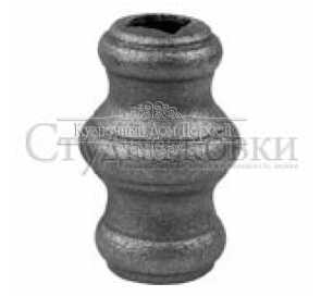 Кованая вставка в балясину арт. SK33.08.16 разм. 67x45 кв.16 (2.5мм)
