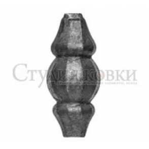 Кованая вставка в балясину арт. SK33.20 разм. 72x30 кр.10