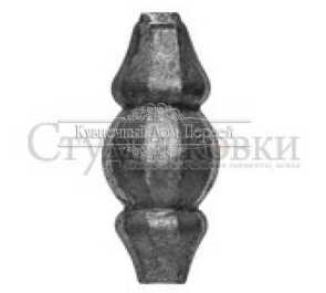 Кованая вставка в балясину арт. SK33.20 разм. 72x30 кр.10