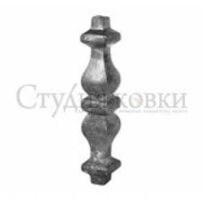 Кованая вставка в балясину арт. SK33.21.3 разм. 150x30 кв.12