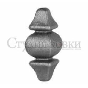 Кованая вставка в балясину арт. SK33.21.6 разм. 80x32 кв.12