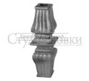 Кованая вставка в балясину арт. SK33.28.1 разм. 145x45 кв.14