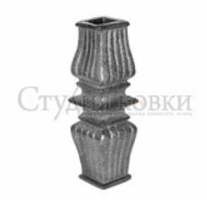 Кованая вставка в балясину арт. SK33.28.3 разм. 142x50 кв.16