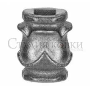 Кованая вставка в балясину арт. SK33.29.1 разм. 41x33 кв.12