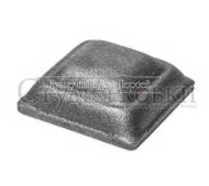 Стальное основание балясины, подпятник арт. SK34.09.2 разм. кв.50