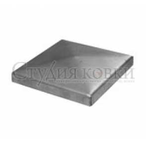 Стальная крышка на трубу арт. SK35.01.6 разм. 21x60