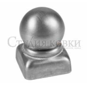 Кованое навершие, наконечник на столб арт. SK35.05.25 разм. 30d кв.25 (1мм)
