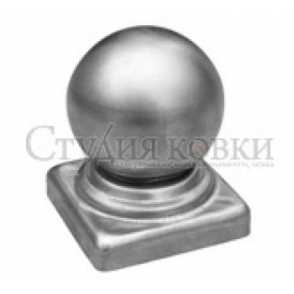 Кованое навершие, наконечник на столб арт. SK35.05.6 разм.57d кв.60 (1мм)