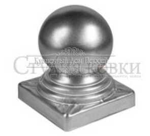 Кованое навершие, наконечник на столб арт. SK35.05.8 разм. 75d кв.80 (1мм)