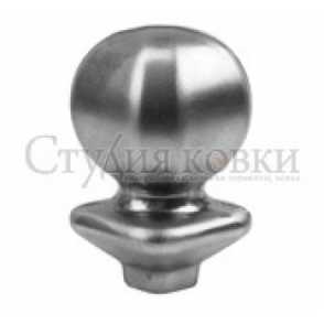 Кованое навершие, наконечник на столб арт. SK35.07.1 разм. 75x44 кв.22 (1мм)