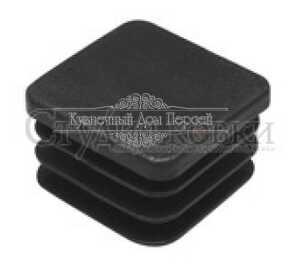 Заглушка ПНД на трубу (квадрат) арт. SK35.10.25 разм. 22x25