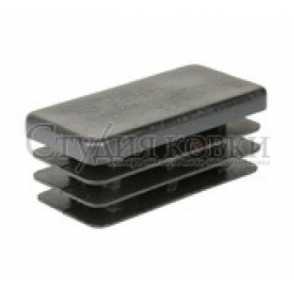 Заглушка ПНД на трубу (прямоугольная) арт. SK35.12.8040 разм. 25x40x80