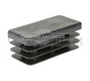 Заглушка ПНД на трубу (прямоугольная) арт. SK35.12.8040 разм. 25x40x80