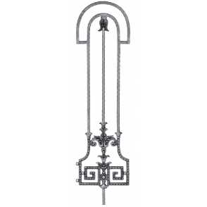 Кованая балясина арт. 351 разм. 23x90