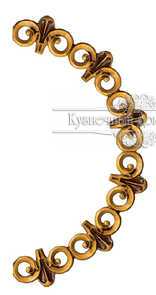 Кованый декоративный узор односторонний арт. 357 разм. 51x25