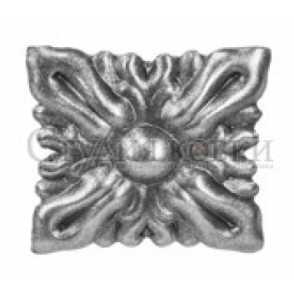 Кованая накладка арт. SK36.02.1 разм. 75x85 (2мм)